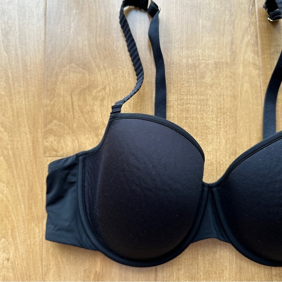 ThirdLove 24/7 Classic T-Shirt Bra, Smooth Black, Size 38B 1/2 - Picture 3 of 13
